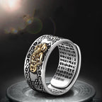 Tibetan Om Buddhist Ring for Men or Women