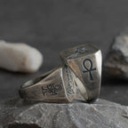 Egyptian Style Square Ring