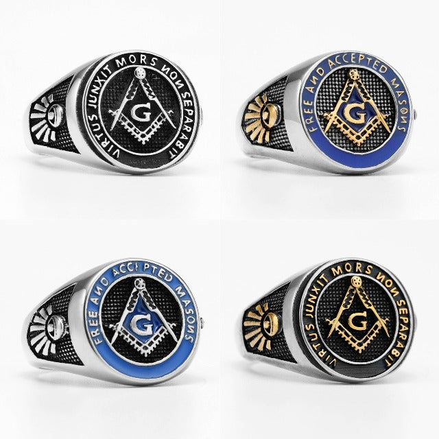 Freemasonry Signet Ring Men’s Ring