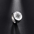 Compass Ring Compass Rose Band style 1
