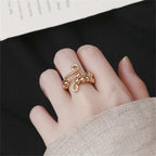 Anti-Anxiety Ring for Women gold