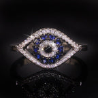 Greek Turkish Blue Evil Eye Ring Matiasma Mataki