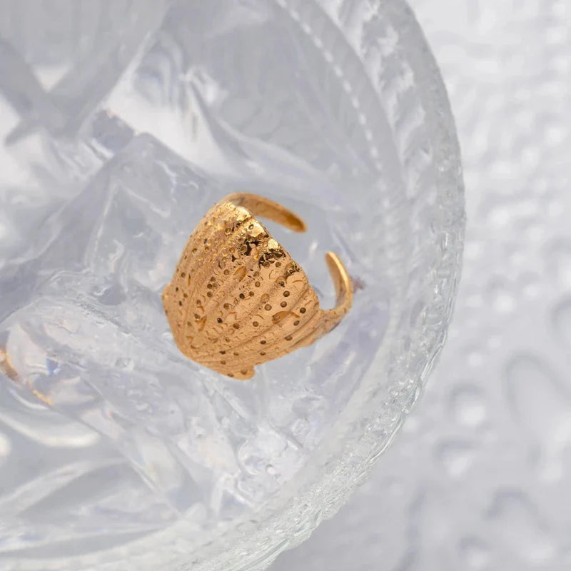Seashell Scallop Shell Ring for Women