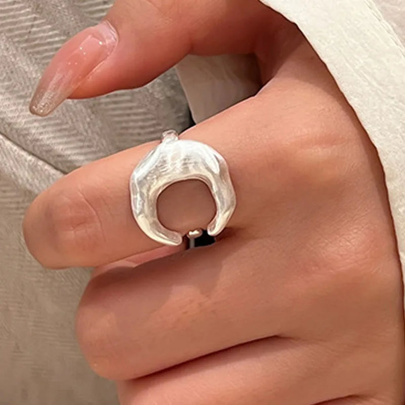 Women’s Crescent Moon Ring