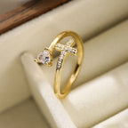 Cross Ring & Zircon for Women
