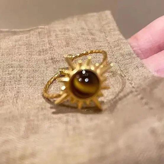 Tiger Eye Protection Ring