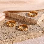 Style Ring with Pearls and Zircon 3