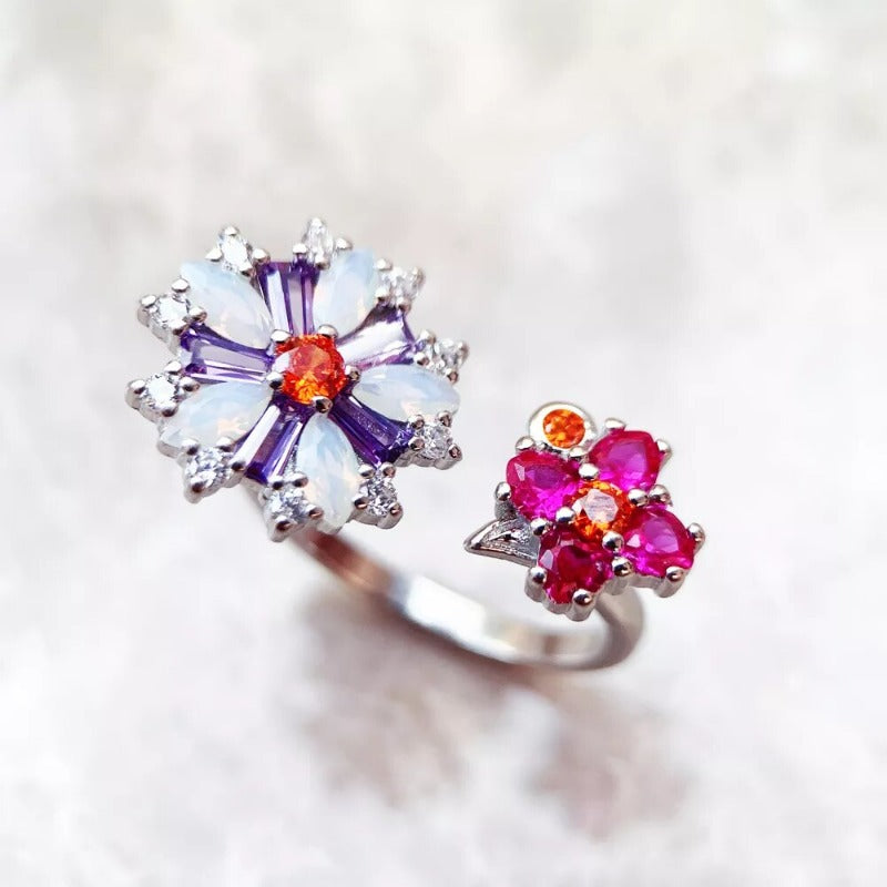 Duo of Flowers Ring - Exception®