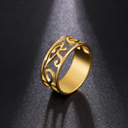 Egyptian Women's Ring Horus Eye Gold Ring