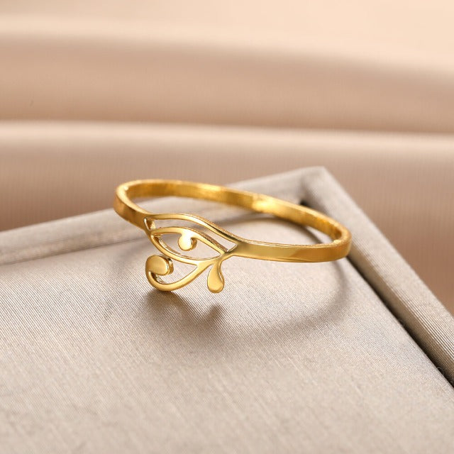 Egyptian Horus Eye Ring Women's Band