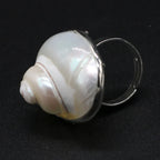 Mother-of-Pearl Seashell Ring