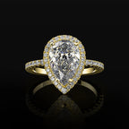 Water Drop Zircon Ring gold