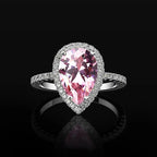 Water Drop Zircon Ring rose gold