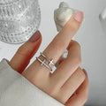 Women's Ring Cross Christian Silver Ring
