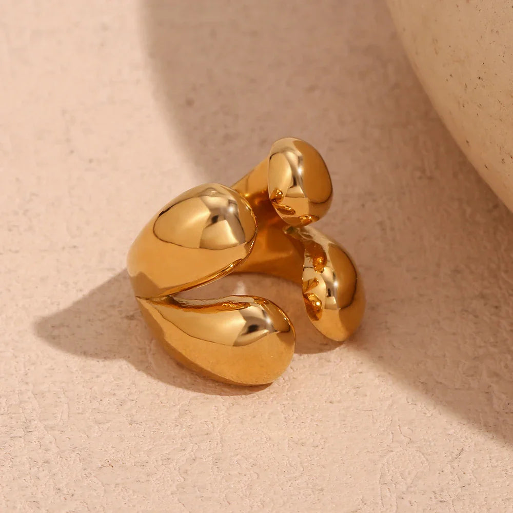 Original Ring Water Drop Band gold