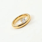 Fine Waterdrop Band Ring with Zircon Pearl 2