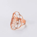 Life Seed Ring Women Rose Gold Ring