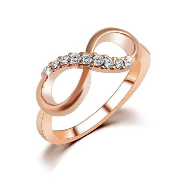 Women’s Rose Gold Infinity Ring