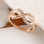 Rose Gold Infinity Ring