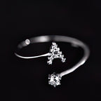 Initial ring for women - letter