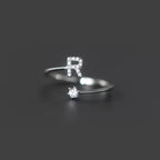 Women's initial ring r