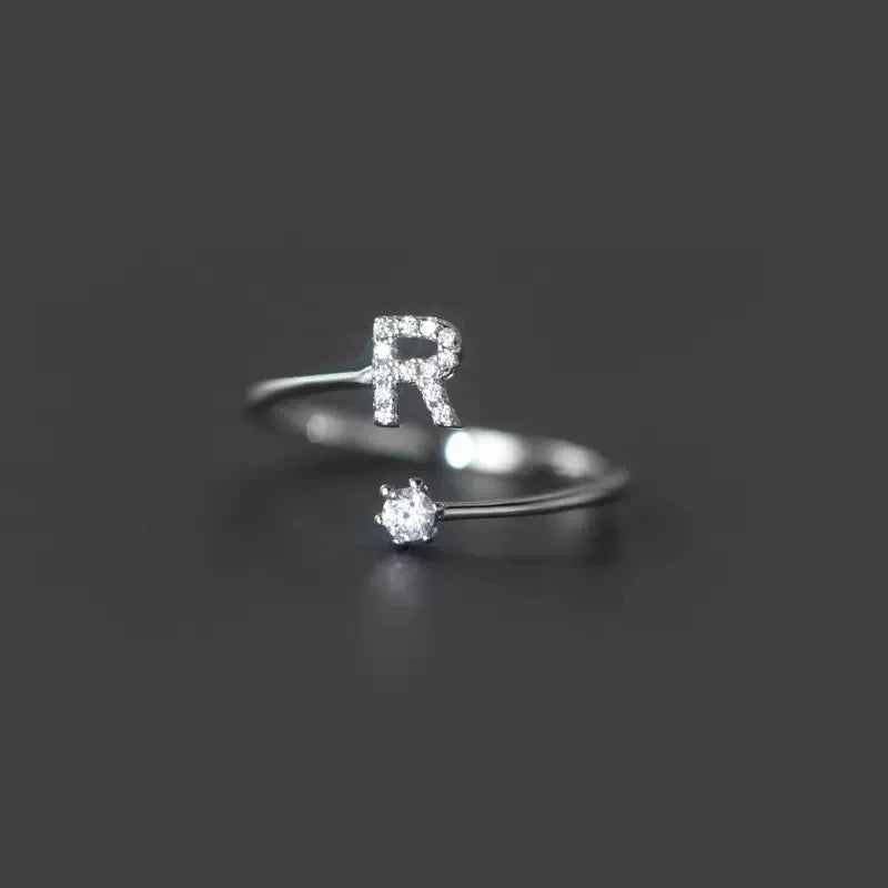 Women's initial ring r