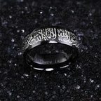 Islamic Ring for Men / Women Black