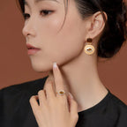 Tiger Eye Gold Ring for Women