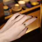 Tiger Eye Gold Ring for Women