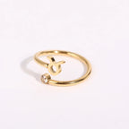 Gold Zodiac Sign Ring 12 Constellations Taurus