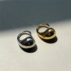 Original Ring Large Water Drop Silver