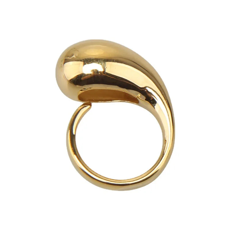 Original Ring Large Water Drop Gold
