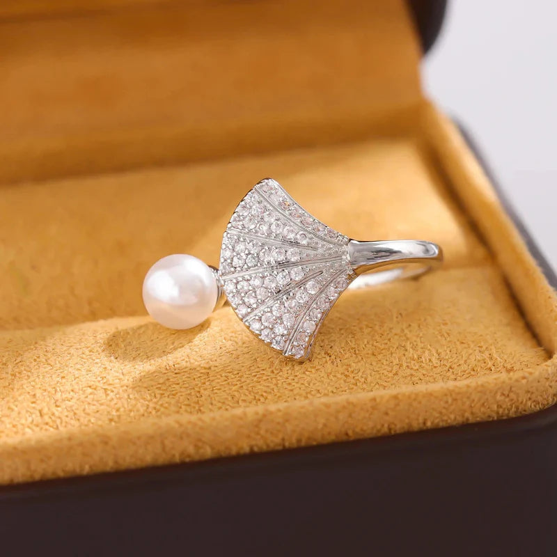 Saint James Shell and Pearl Shell Ring