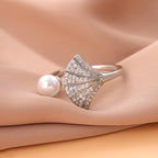 Saint James Shell and Pearl Shell Ring