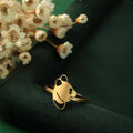 Panda Ring Thin Gold