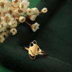 Panda Ring Thin Gold