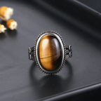 Women's Tiger's Eye Stone Ring