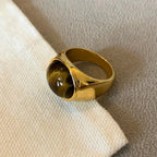 Tiger's Eye Stone Gold Ring style B