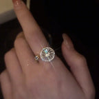 Women's Anti-Stress Rotating Ring silver