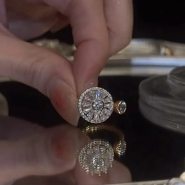Women's Anti-Stress Rotating Ring gold