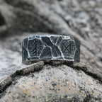 Runic Viking-Style Men’s Ring 1 2