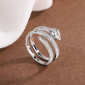 Reptile Snake Ring for Women silver