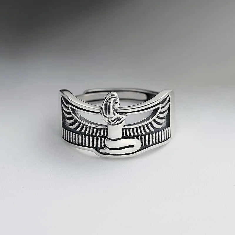 Vintage-Style Cleopatra, Queen of Egypt Ring
