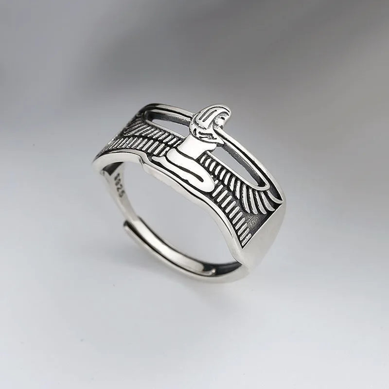 Vintage-Style Cleopatra, Queen of Egypt Ring