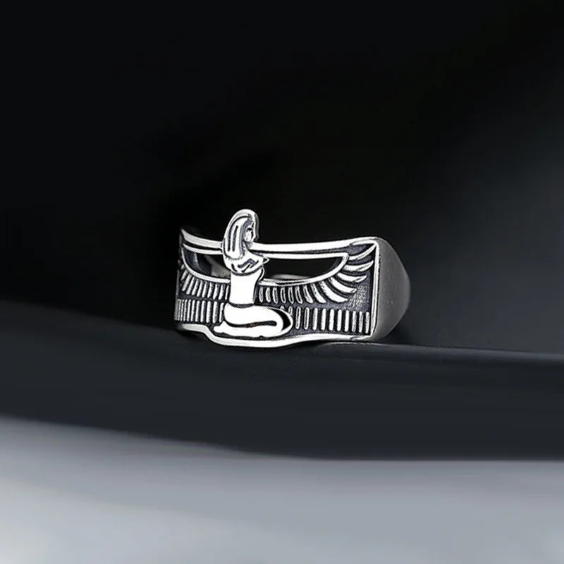 Vintage-Style Cleopatra, Queen of Egypt Ring