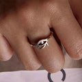 Egyptian Style Horus Eye Ring silver