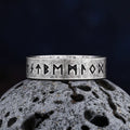Viking Runes Style Men's Ring
