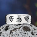 Viking Valknut Style Men's Ring