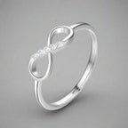 Infinity Symbol Ring Women's Zircon Ring
