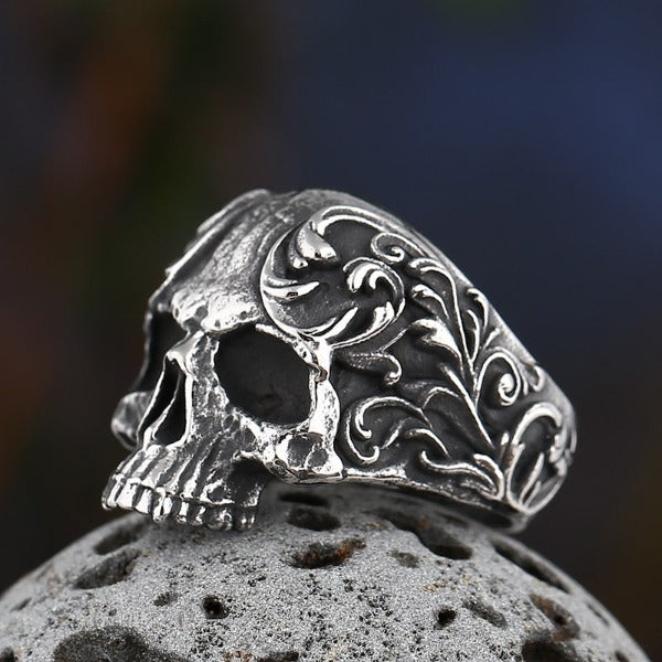 Skull Ring Steel without crown